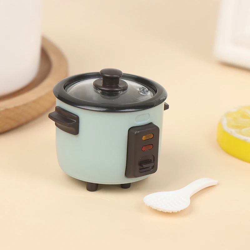 Mini Dollhouse Rice Cooker Kitchen Decor Accessory 1:12 Scale