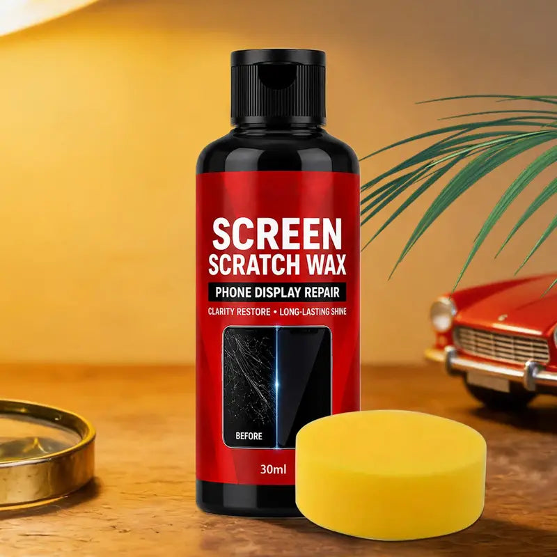 Screen Scratch Remover for Smartwatch, Phone & Monitor - Clear Restoration