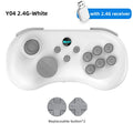 6-Key Fighting Game Controller with Adjustable Height Hall Joystick for PC, Switch, iOS, Android
