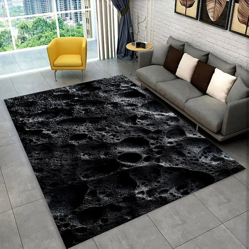 Rainbow Chakra Yoga Mandala Meditation Rug Non-Slip Floor Carpet for Bedroom Living Room
