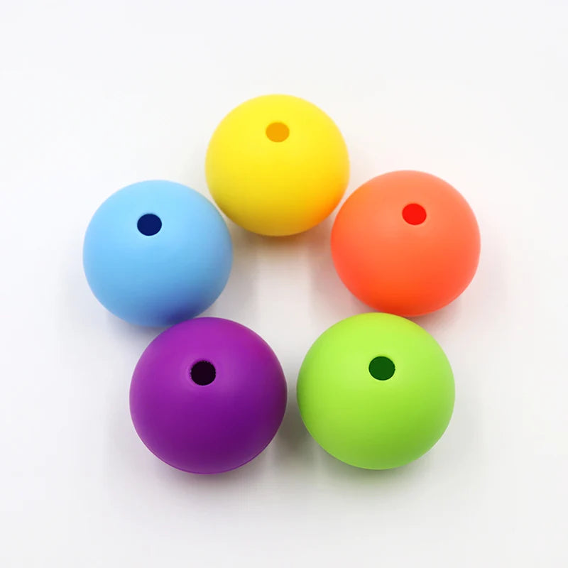 Silicone Ice Cube Mold Sphere Ball Tray for Frozen Desserts & DIY Crafts