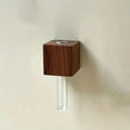 Solid Wood Refrigerator Magnet Vase for Home Decor French Country Style