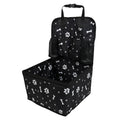 Dog Car Seat Cover with Storage Pockets Portable Travel Mat Non-Slip Safety Bag