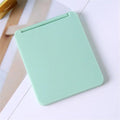 Double-Sided Portable Makeup Mirror - Square Compact Handheld Mirror for Girls