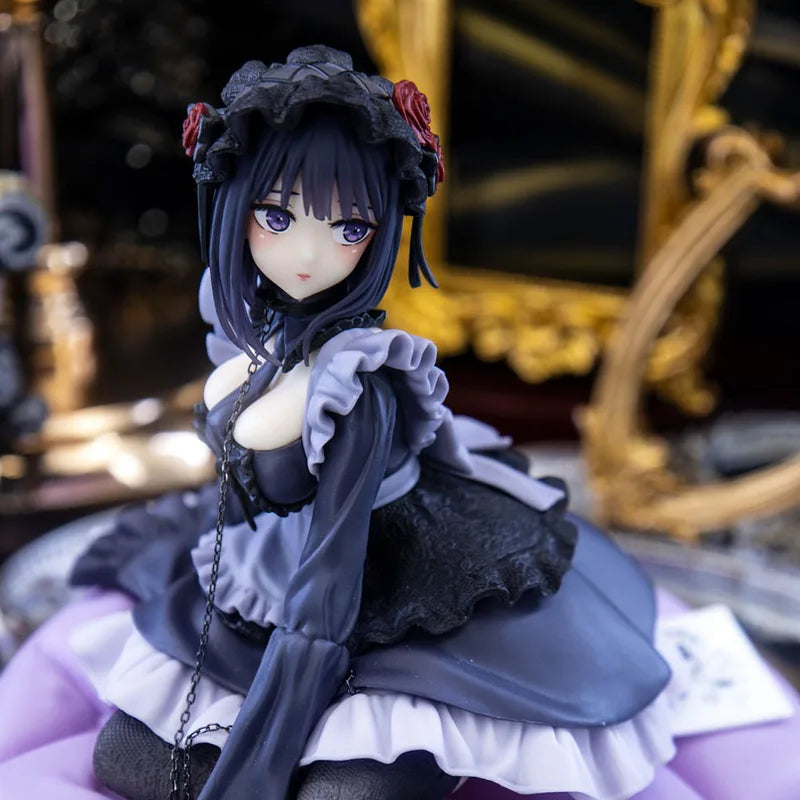 Anime Action Figure Kitagawa Marin Black Maid Outfit Collectible Toy