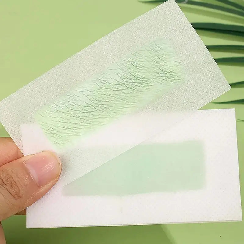 Facial Hair Removal Wax Strips for Face & Body - Gentle, Fast-Acting, Mess-Free
