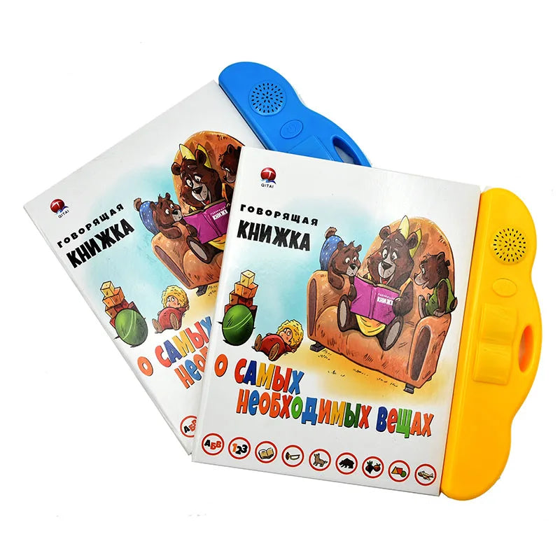 Interactive Russian Sound Book for Toddlers Educational Reading Toy