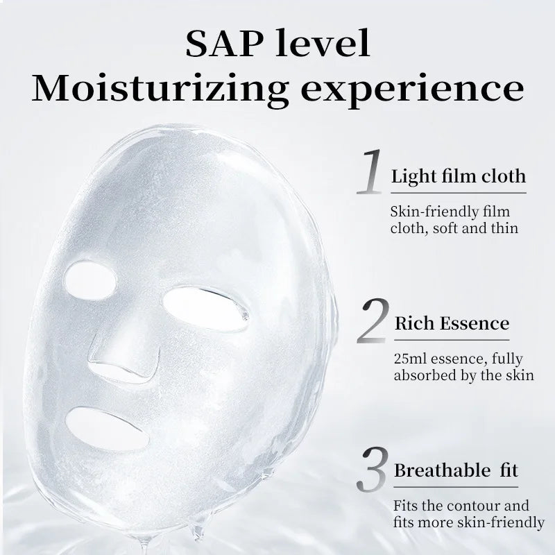 8pcs Animal Moisturizing Face Mask Set for Dry Skin & Hydration - Collagen & Hyaluronic Acid
