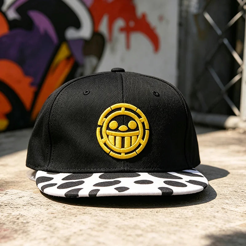 Casual Adjustable Baseball Cap with Anime Tony Chopper & Trafalgar Law Design