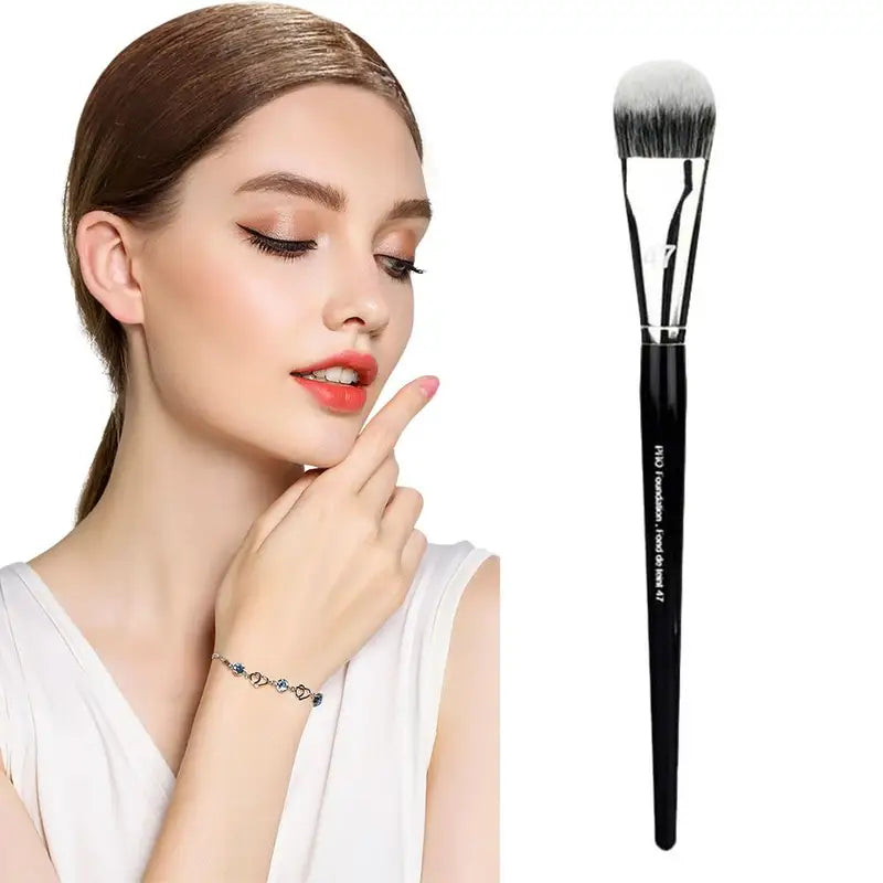 Professional Makeup Brush Set - Face Foundation, Powder, Contour & Blending Tools