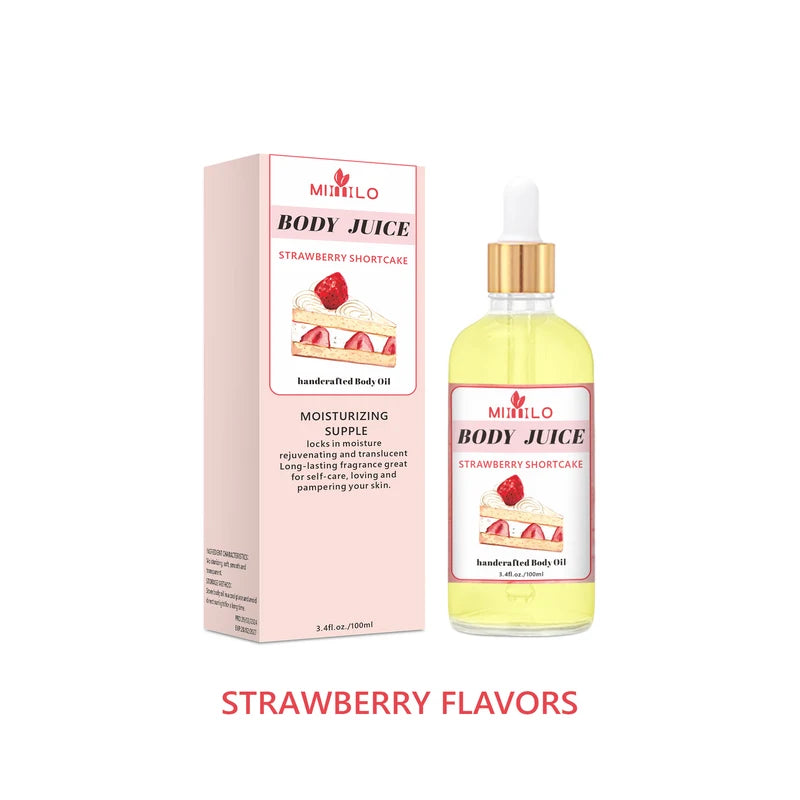 Moisturizing Body Oil with Natural Scents - Nourishing, Fast Absorbing, Non-Greasy 100ml