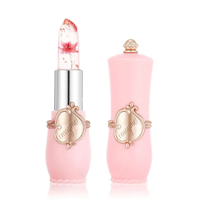 Color-Changing Lipstick Set with Dry Flower Jelly & Long-Lasting Moisture, 6 Pieces
