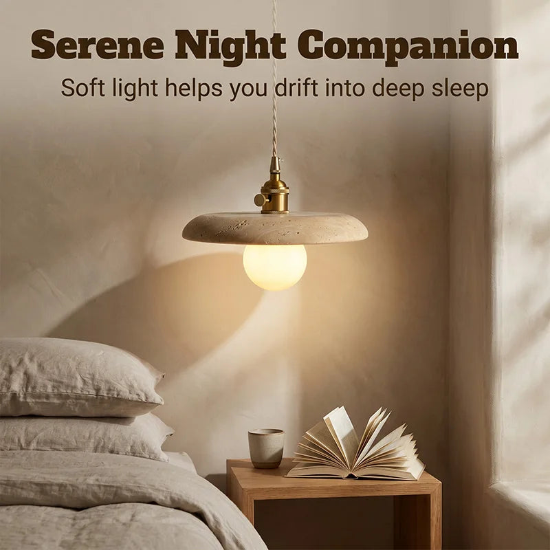 Yellow Cave Stone Ceiling Lamp - Zen Style Corridor & Hallway Light