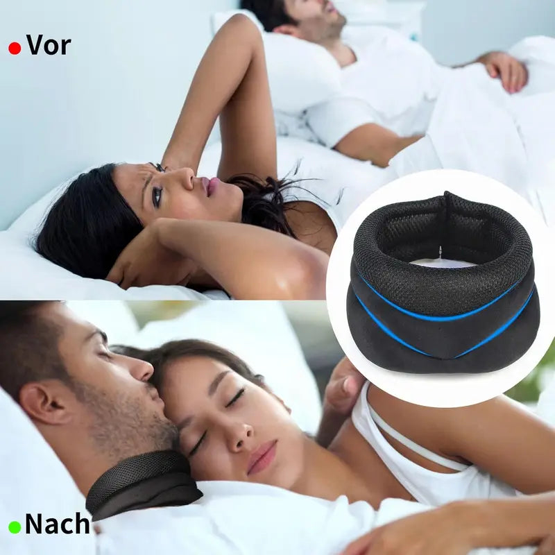 Anti-Snoring Neck Brace with Foam Support for Neck Pain & Shoulder Relaxation