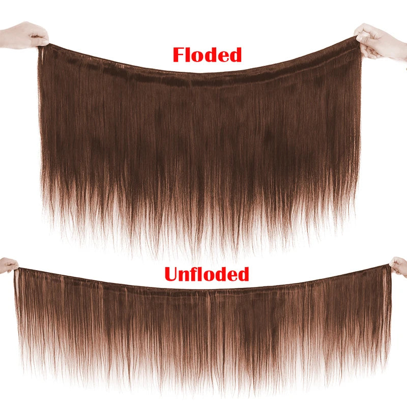 Human Hair Bundles - Brazilian Straight Remy Hair Weave, 10-30 Inches