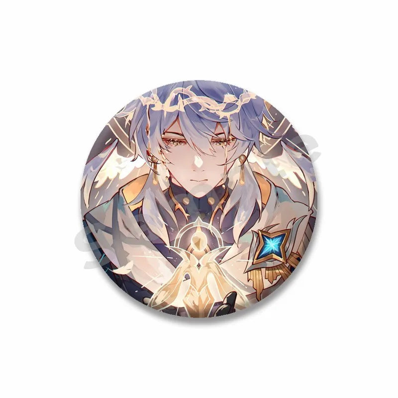 Honkai Star Rail Brooch Pin Set - Cute Cartoon Badge Accessories for Clothes & Backpack