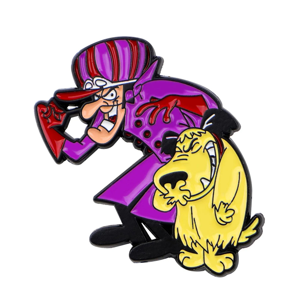 Funny Orange Dogs Enamel Pins Cartoon Animal Brooch Women’s Backpack Accessories