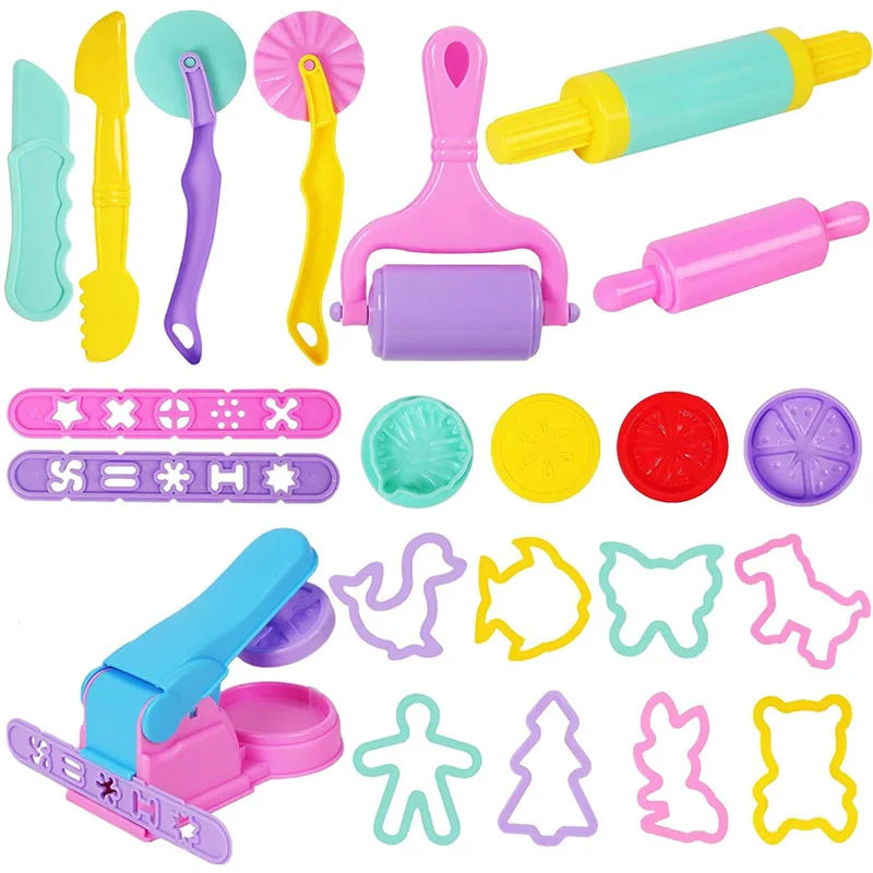 Playdough Tool Set for Kids with Animal Cutters and Mold Accessories