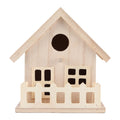 Outdoor Wooden Bird House Nests for Parrots & Small Birds - Hanging Breeding Box