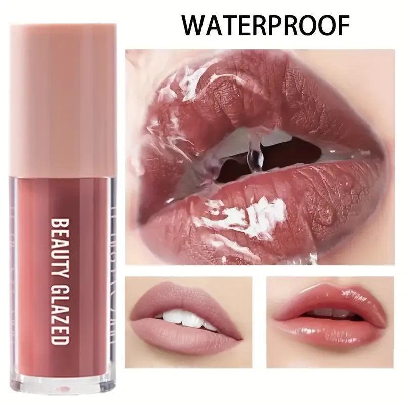 Waterproof Matte Lip Makeup Set with Lip Liner & Glaze - Long-Lasting, Assorted Colors