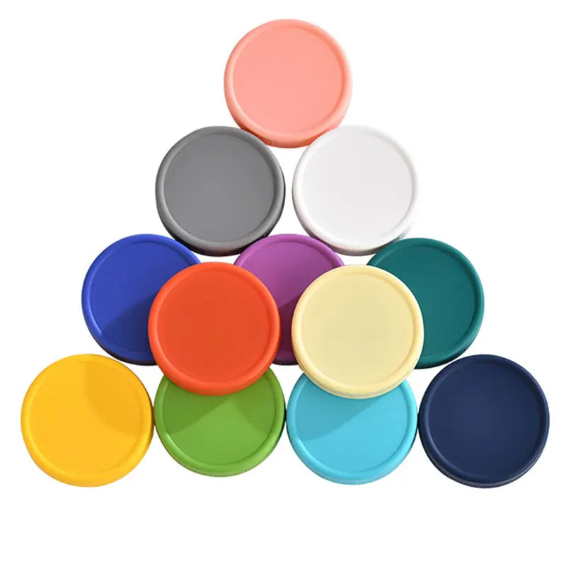 Reusable Plastic Mason Jar Lids Set - Leak-Proof Food Storage Covers