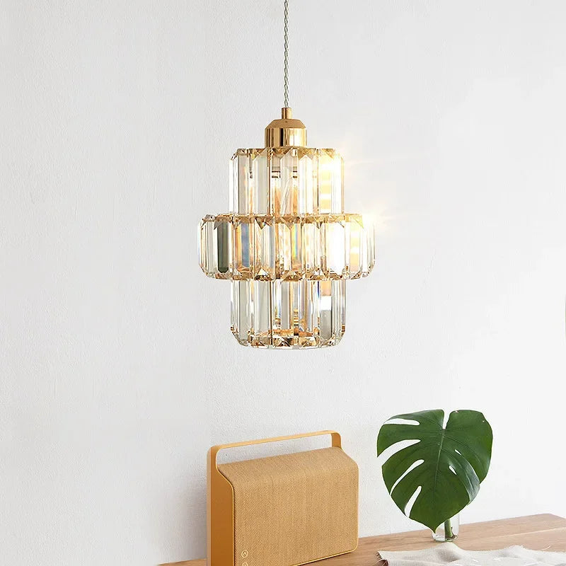 Modern Crystal Chandelier for Bedroom & Living Room - Creative Postmodern Lighting Fixture