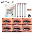 6-Color Matte Eyeliner Pencil Makeup Set - Water-Resistant & Long-Lasting