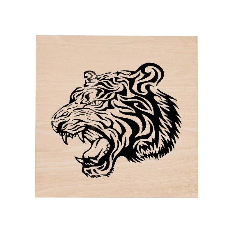 DIY Wooden Craft Sheets - 30 Pack 30x30cm Basswood Boards, 3mm Thick for Laser Engraving & Home Decor
