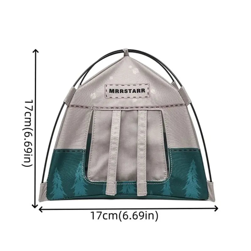 Miniature Camping Tent Model Decoration for Dollhouse & Photo Props - 12 Scale