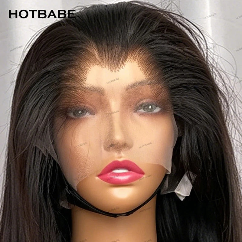 Glueless Human Hair Wig with HD Lace Frontal Preplucked Silky Straight 13x6 400 Density