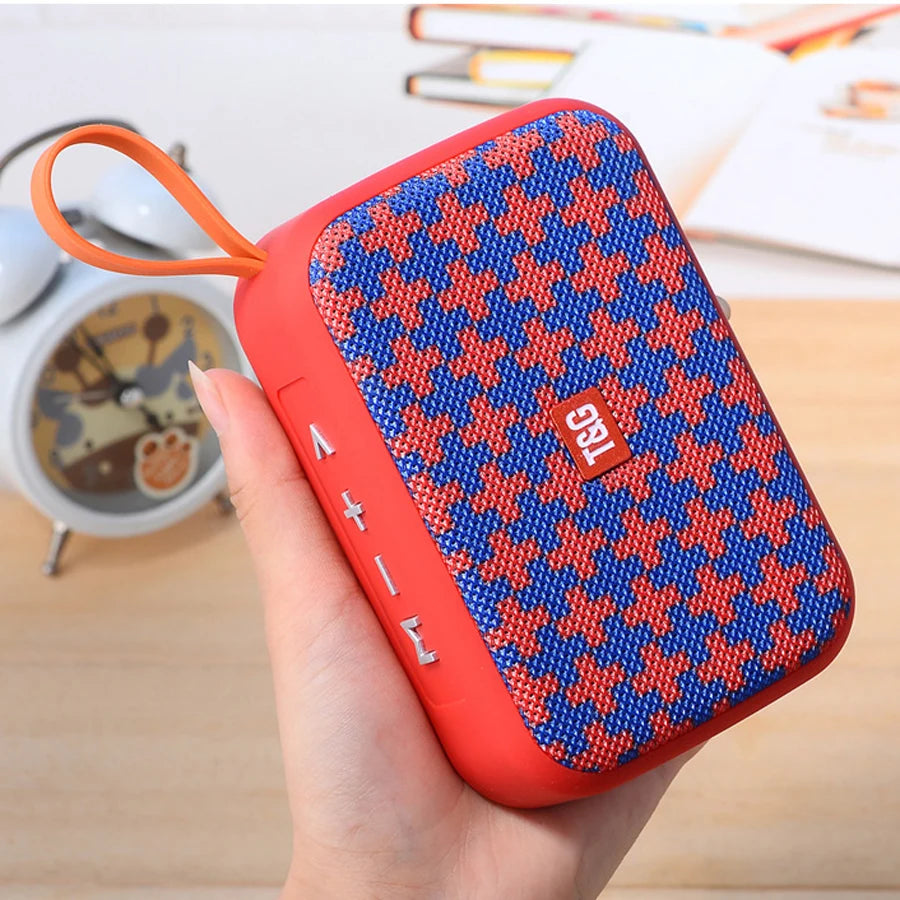 Portable Waterproof Bluetooth Speaker with FM Radio and AUX USB SD Support