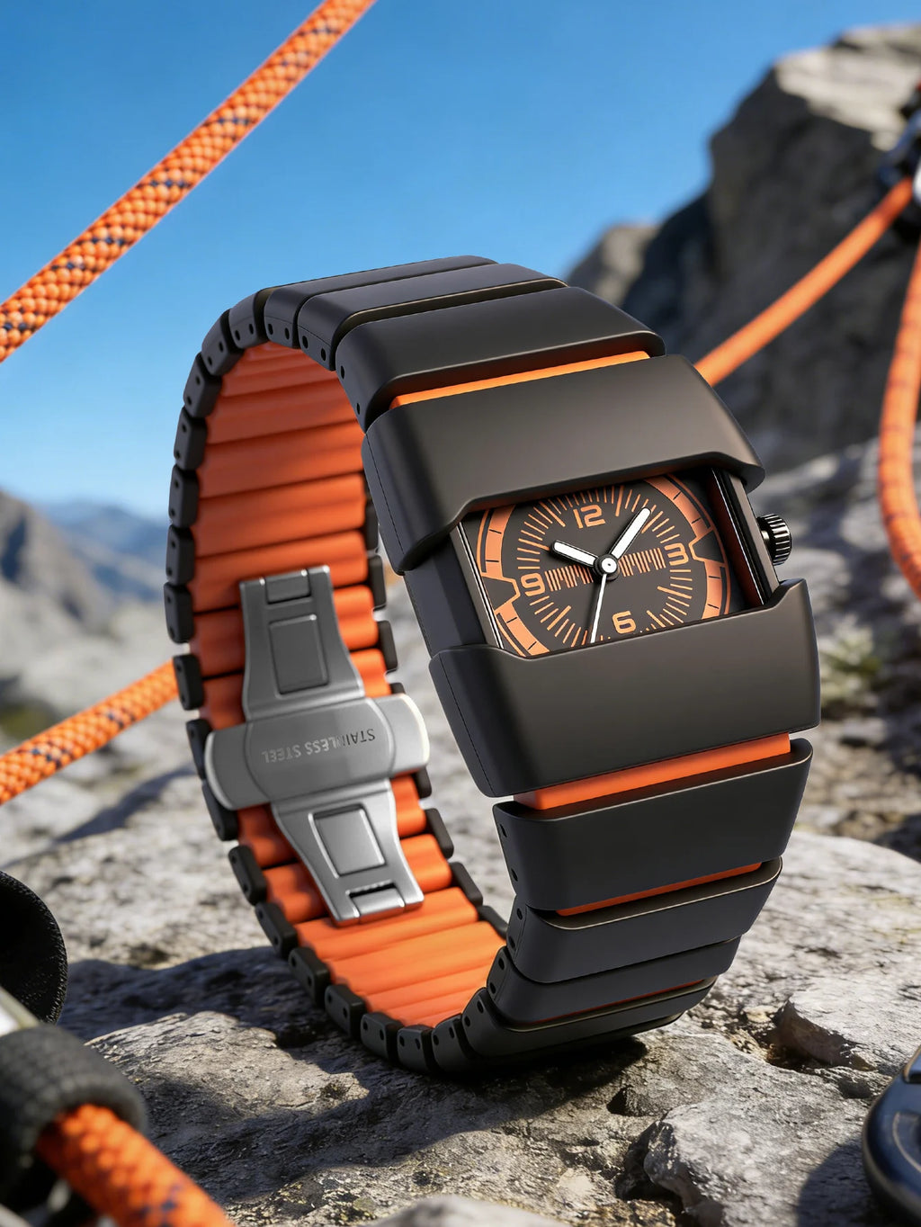 Men's Digital Watch Minimalist Electronic Wristwatch Casual Daily Gift