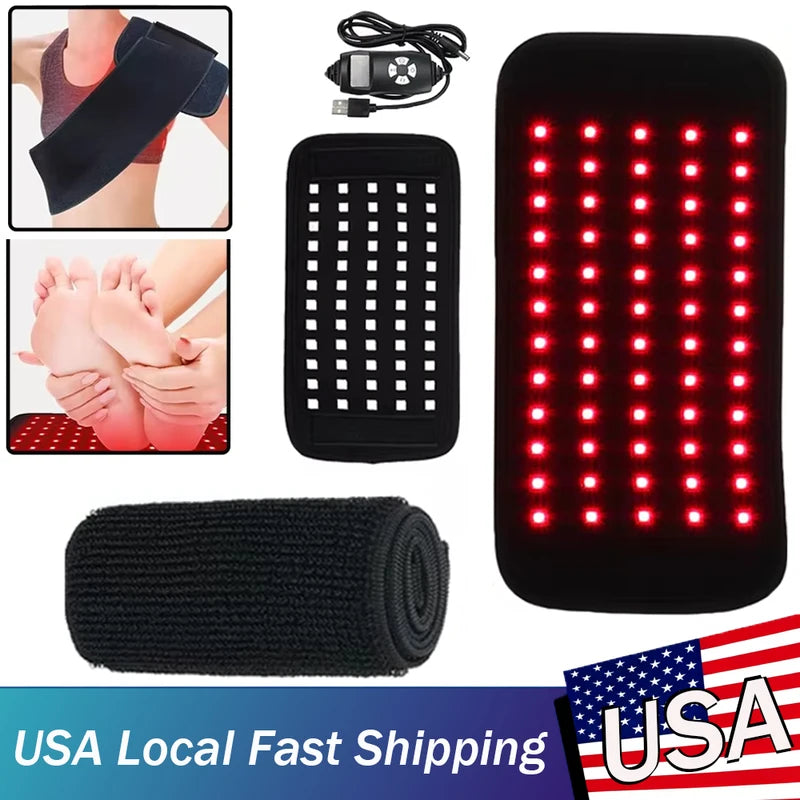 Infrared LED Light Therapy Device for Face and Body Pain Relief, Collagen Boosting & Skin Rejuvenation