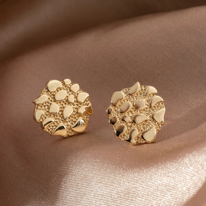 Luxury Geometric Earrings for Women Wedding Engagement Party Jewelry