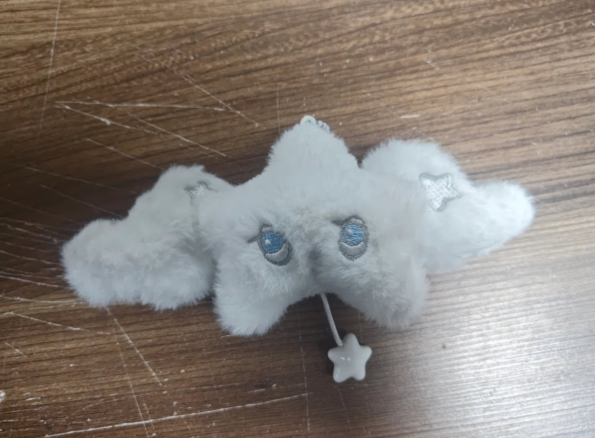 NCT WISH Black and White Plush Doll Pendant - Cute Collectible Gift