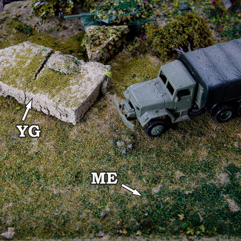 Simulation Turf Sponge Material for Diorama and Model Terrain - 30g