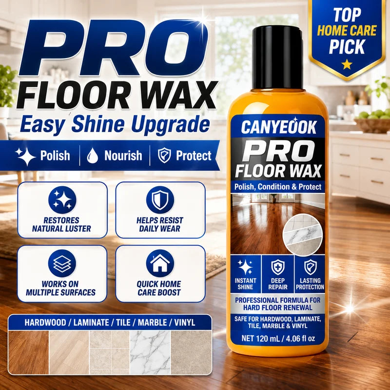 120ml Natural Wood Floor Wax - High-Gloss Finish & Scratch Protection