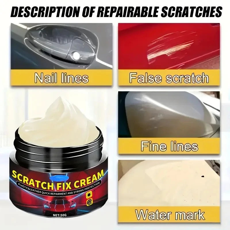 Car Scratch Remover Paste for Vehicle Paint Repair and Surface Cleaning