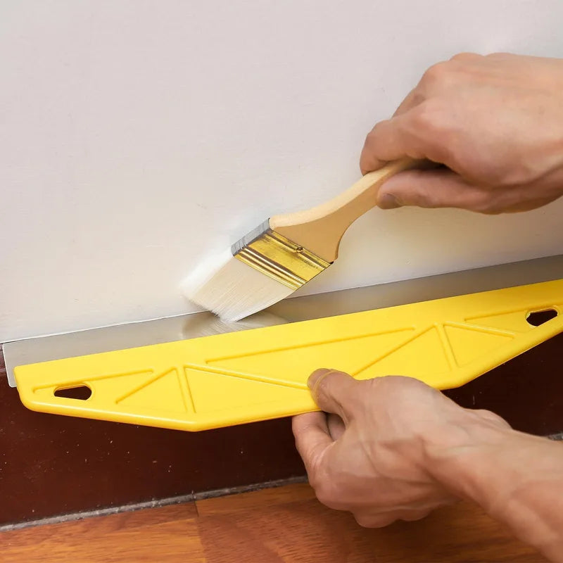 Heavy-Duty 12-Inch Paint Edger with Ergonomic Handle for Precise Wall Painting