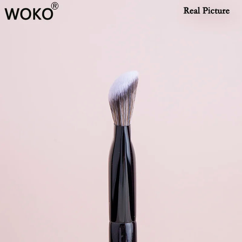 Angled Makeup Brush for Foundation Blush & Cream Blending - Professional Cosmetic Tool