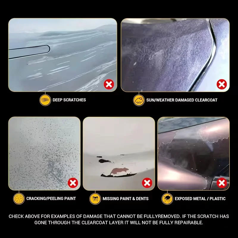 Car Scratch Repair Wax 100ml for Light Scratches & Oxidation - Polish & Restore Paint Shine
