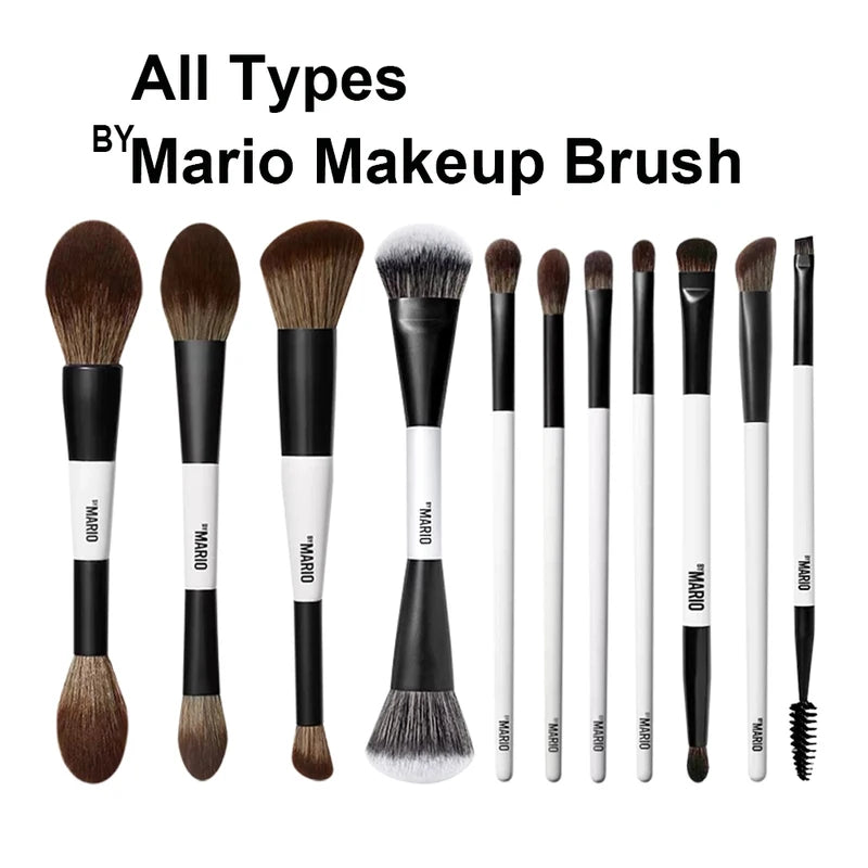 All Types Makeup Brush Set for Highlight Blush and Ambient Glow - Soft Fiber Cosmetic Brushes