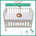 Baby Waterproof Mattress Protector Fitted Sheet Breathable Noiseless Crib Toddler Cover