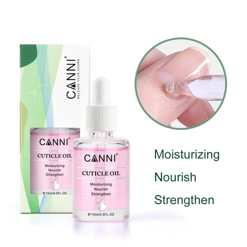 Cuticle Oil Nourishing Softener with Natural Oils - 15ml, Multiple Flavors