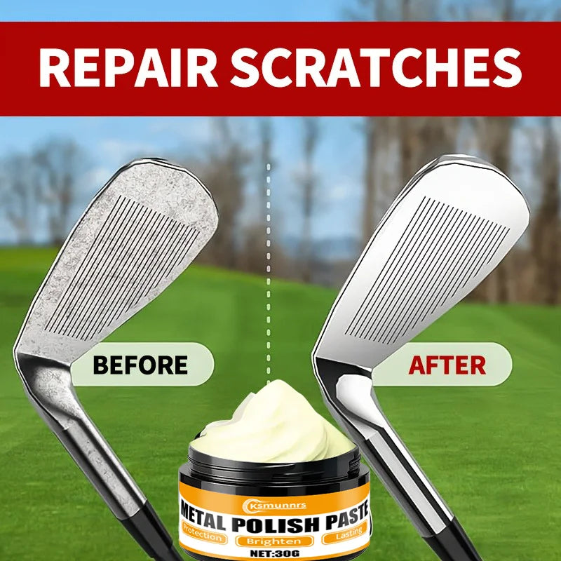 Professional Golf Club Polishing Wax - Scratch & Oxidation Remover, Mirror Finish, Anti-Aging 30G