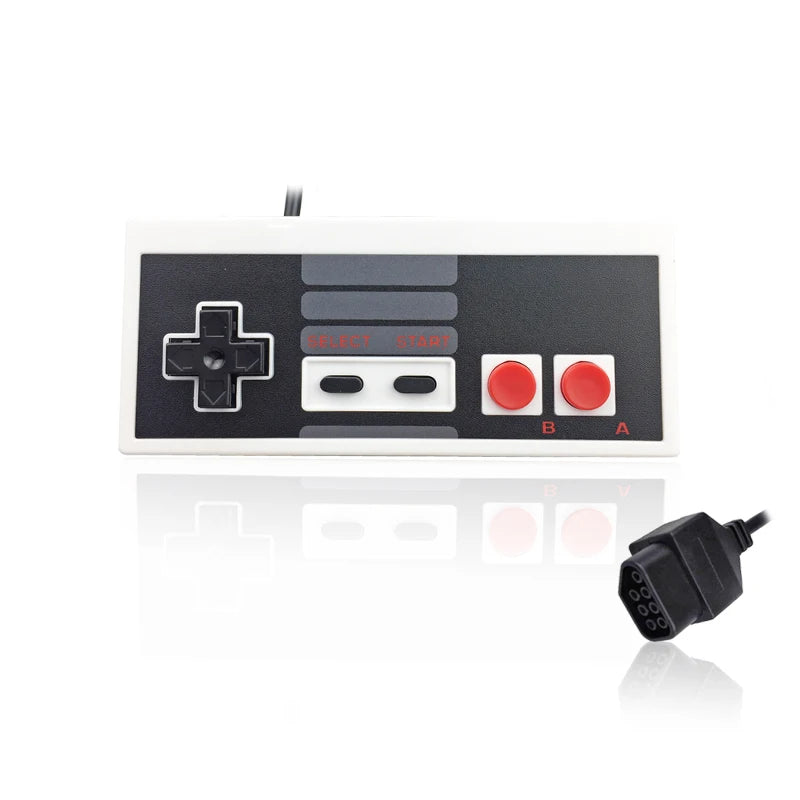 Wired NES 8-Bit Game Controller for Classic Console - Joystick Game Pad