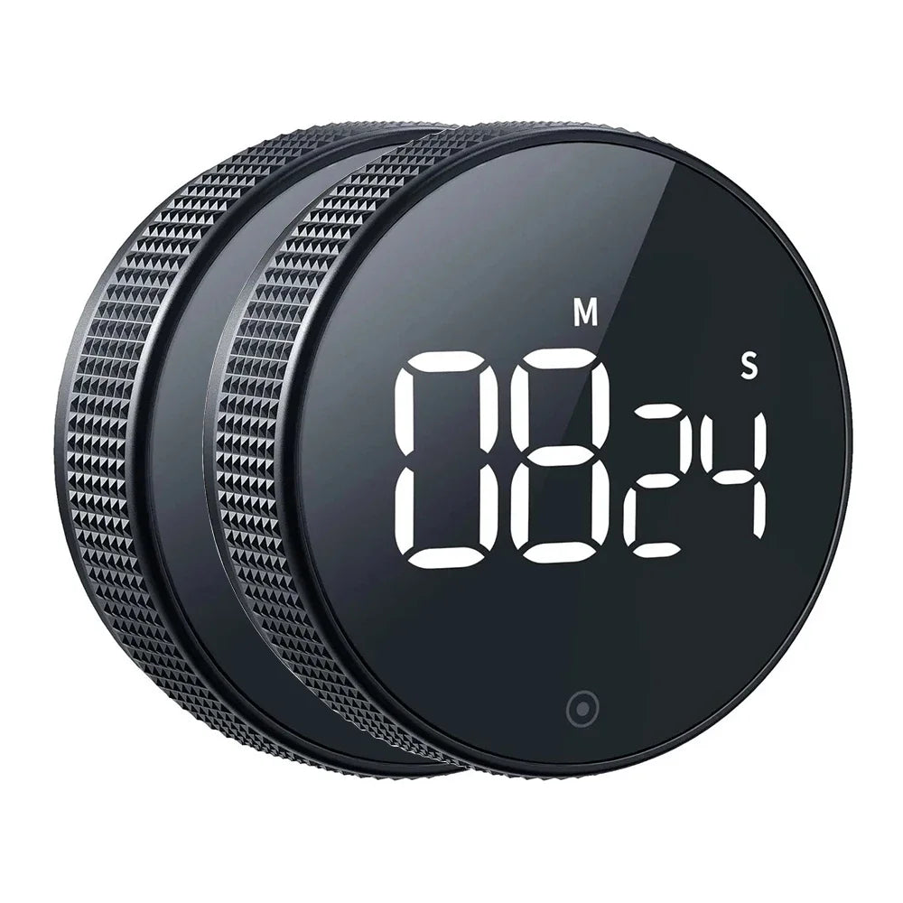 Digital Kitchen Timer with Magnetic Visual Display Large LED Reminder for Cooking and Fitness