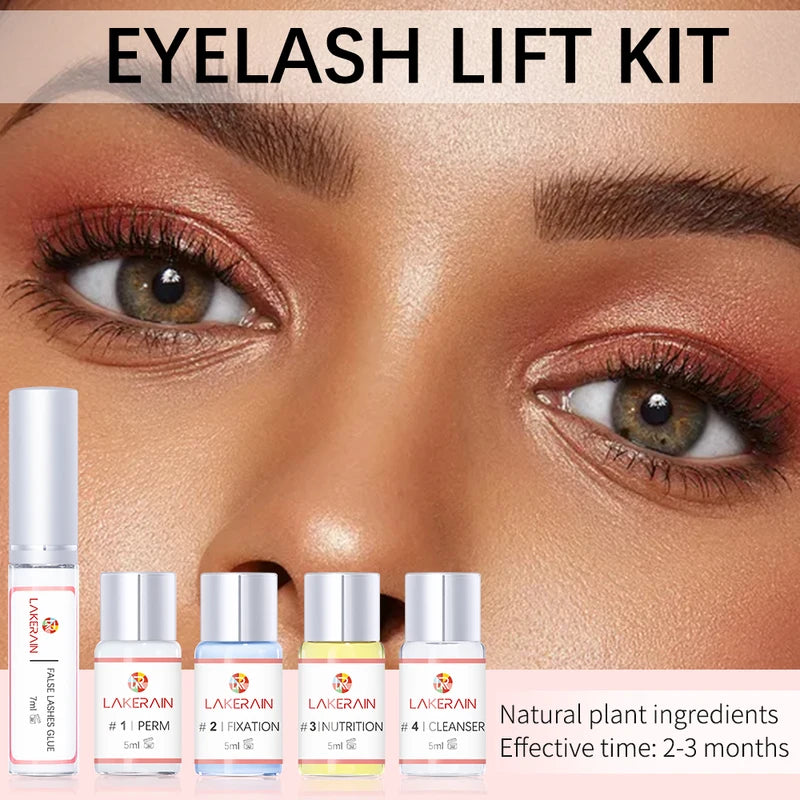 Lash Lift Kit Long-Lasting Eyelash Perming & Curling Salon Home Use Pro Set