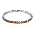 Elegant Zirconia Bracelet for Women - Multiple Colors & Lengths