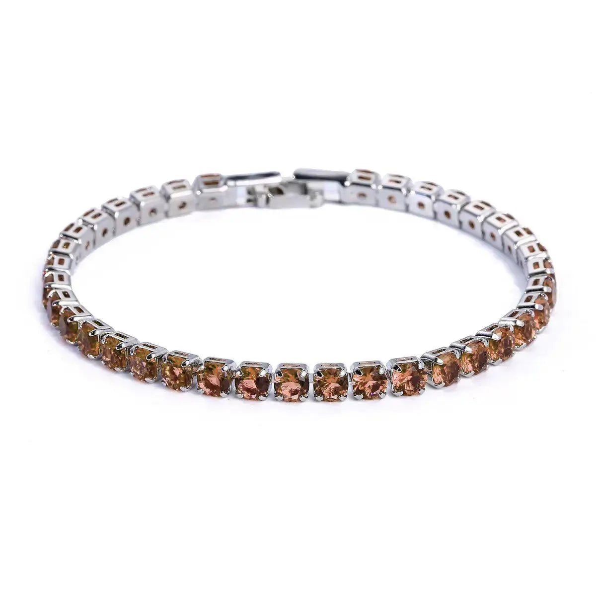 Elegant Zirconia Bracelet for Women - Multiple Colors & Lengths